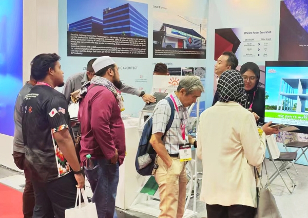 英辰|嘉盛光电亮相马来西亚国际建筑建材展会